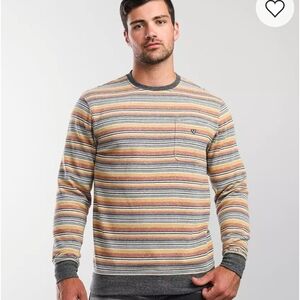 VISSLA Men's Striped Crewneck Sweater - Multicolor